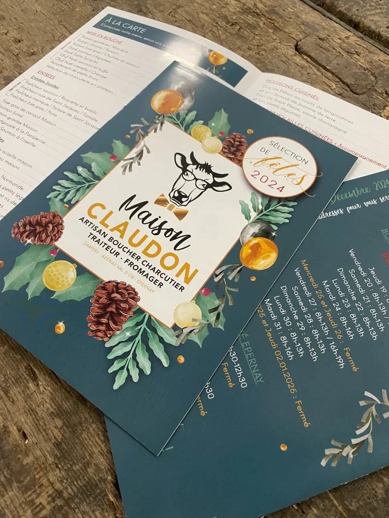 Livret de fêtes · Boucherie Claudon